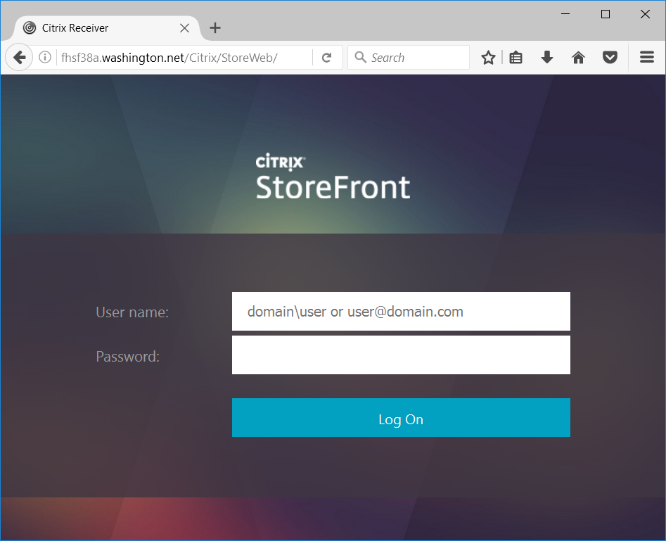 Storefront stjoe citrix sjhappsweb